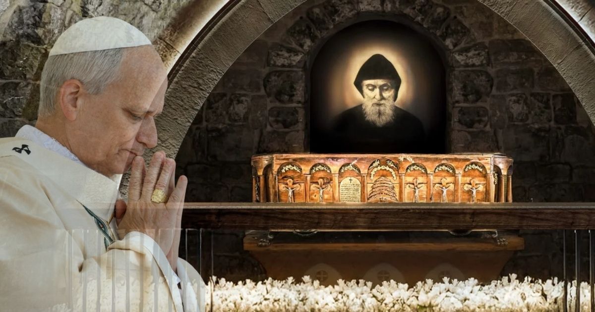 إليكم الصلاة التي سيتلوها قداسة الحبر الأعظم أمام ضريح مار شربل