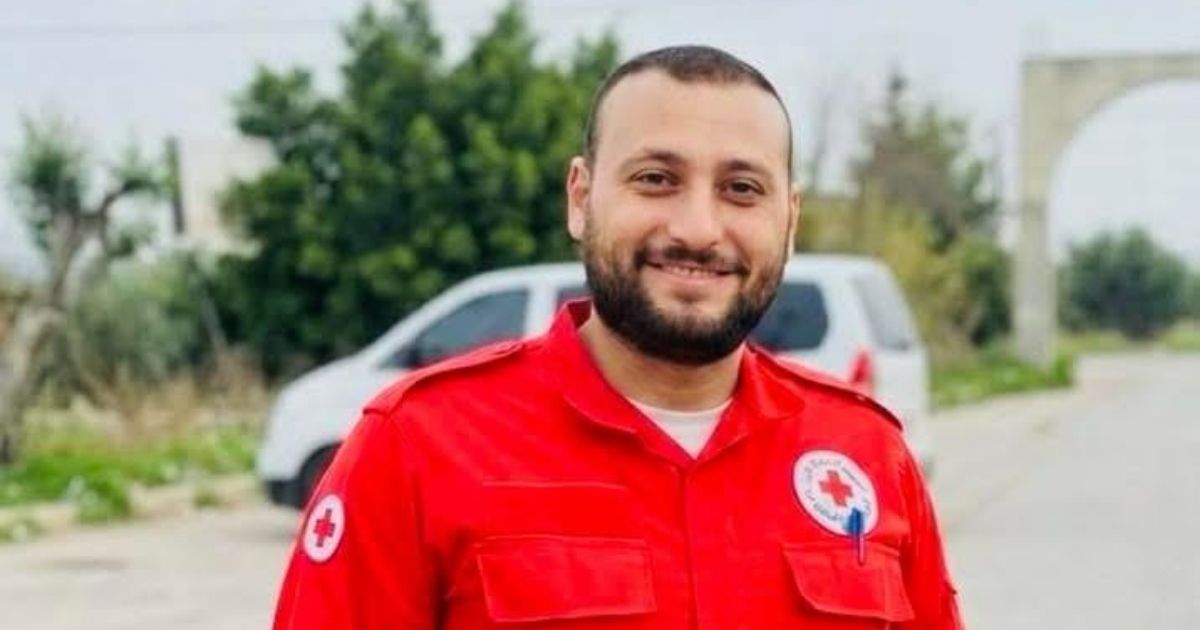 الصليب الأحمر ينعى شهيده المسعف يوسف عساف