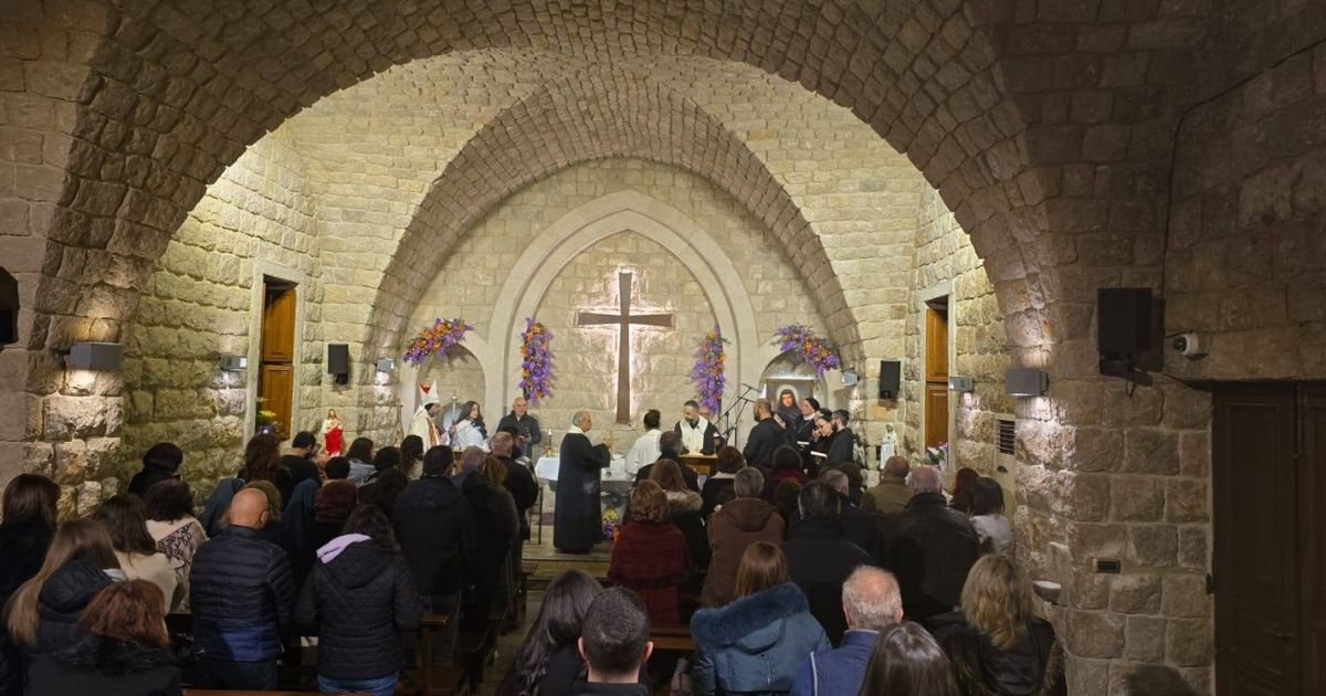 المطران بو نجم يترأس قداس عيد القديسة رفقا في حملايا