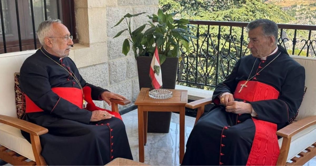 البطريركان الراعي وميناسيان يؤكدان تعزيز التعاون الكنسي ورسالة الرجاء للبنان